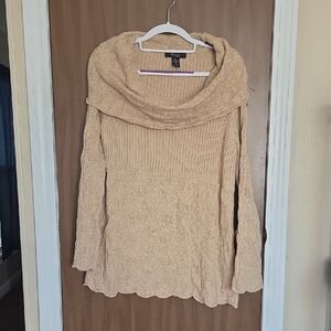 Style & Co. Women's Cowl Neck Sweater - Cream